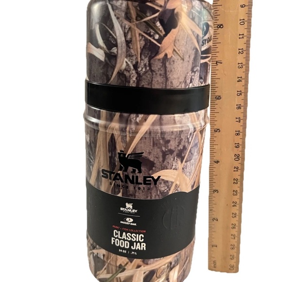 STANLEY Classic Legendary Food Jar 24oz Mossy Oak Hunt Collection Camouflage BPA - Picture 2 of 12